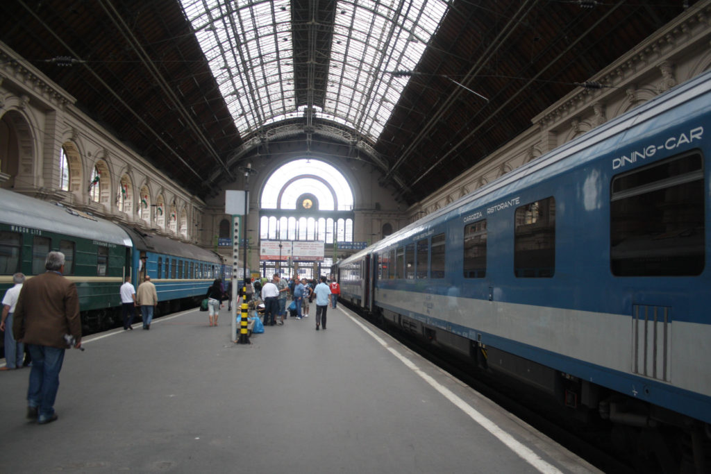 Internationale treinen op Boedapest Keleti